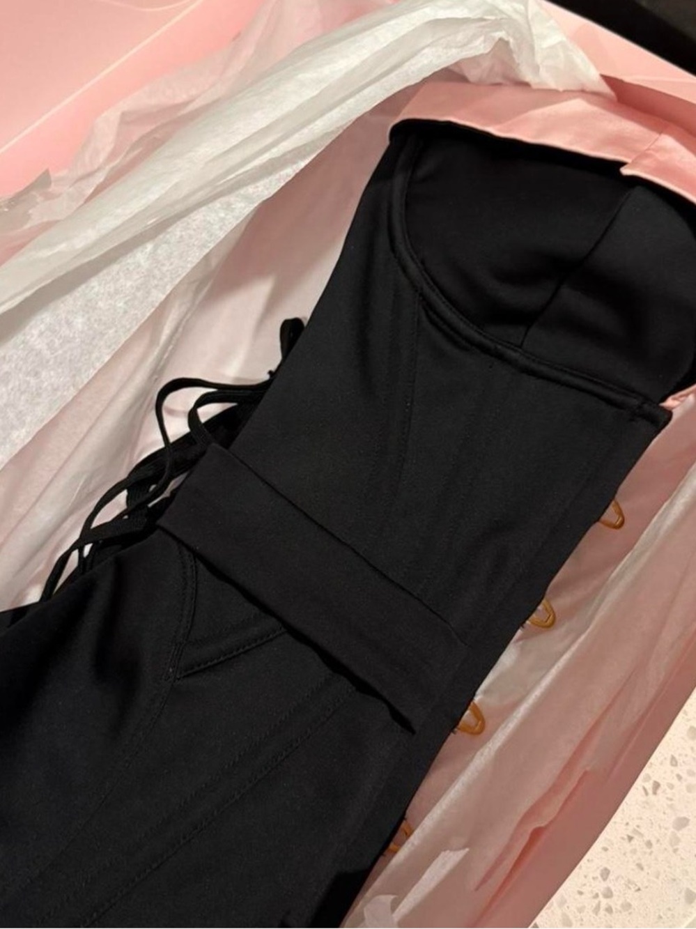 Agent Provocateur Strapless Black Corset NWT AP 2